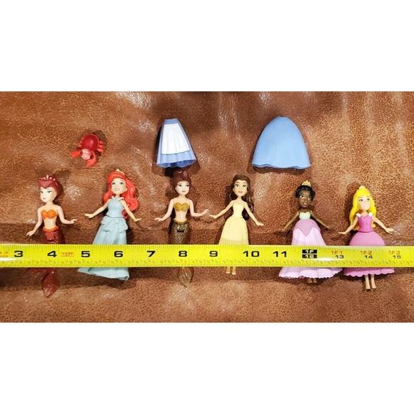 Disney Princess Magic Clip Polly Pockets Ariel Mermaid Sisters Sebastián Others - Picture 9 of 10